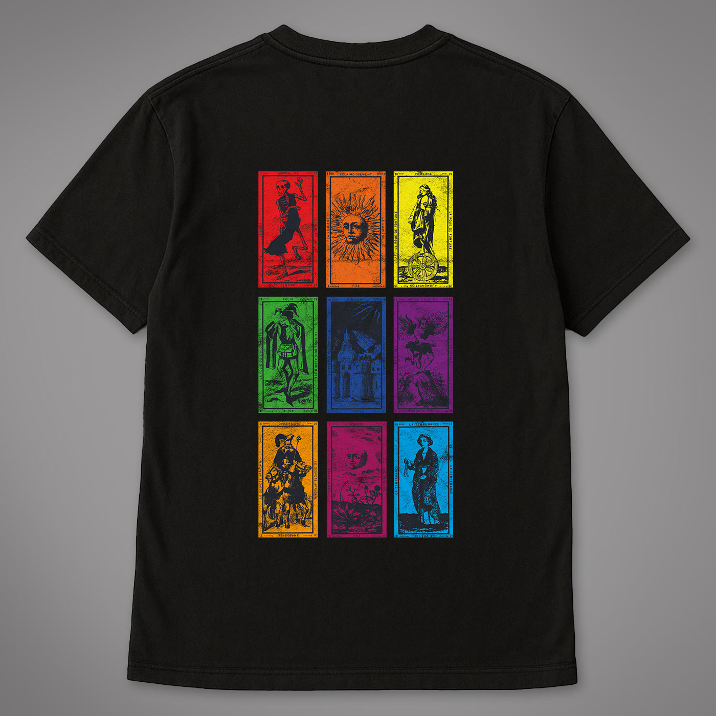 T-shirt oversize lavata con acido Send me to Hell®