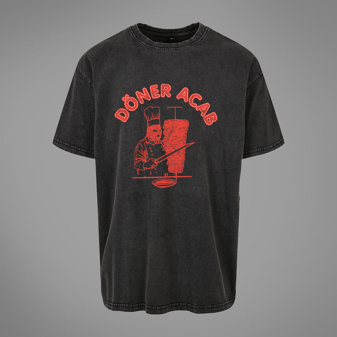 Doner Acab Acid Washed Oversized T-Shirt