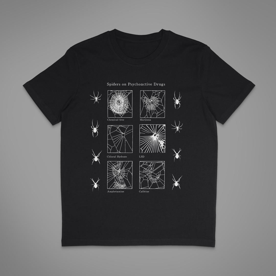 Spiders On Psychoactive Drugs Unisex T-Shirt
