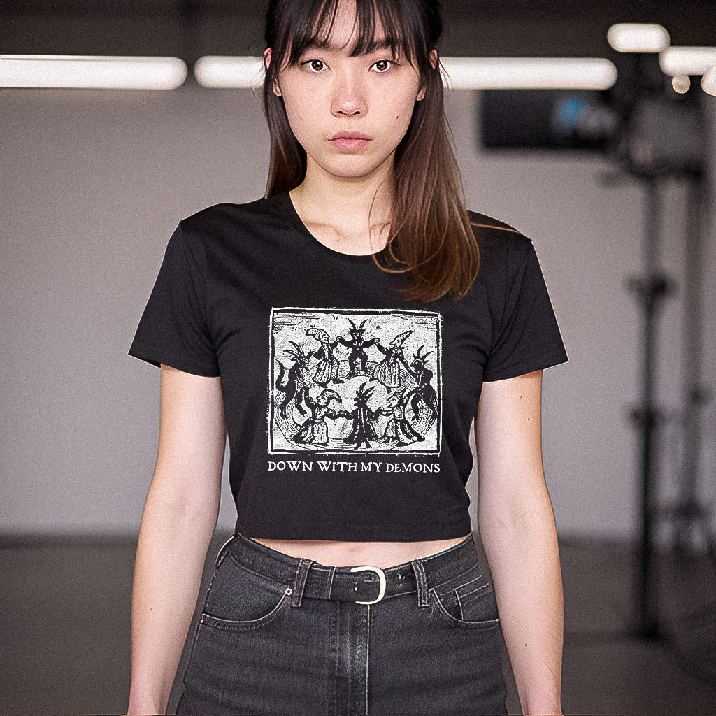 Down With My Demons Crop Top