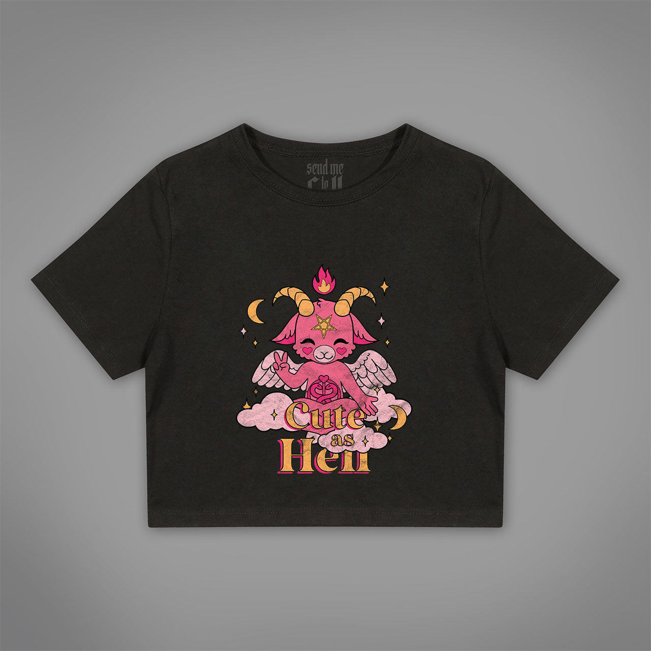 Cute As Hell Crop Top