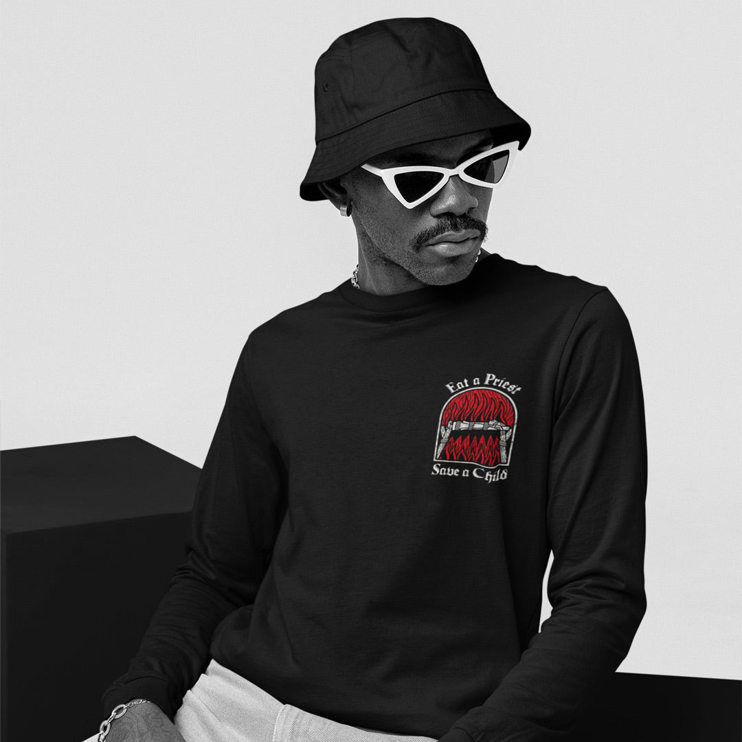 Eat A Priest Save A Child Long Sleeve