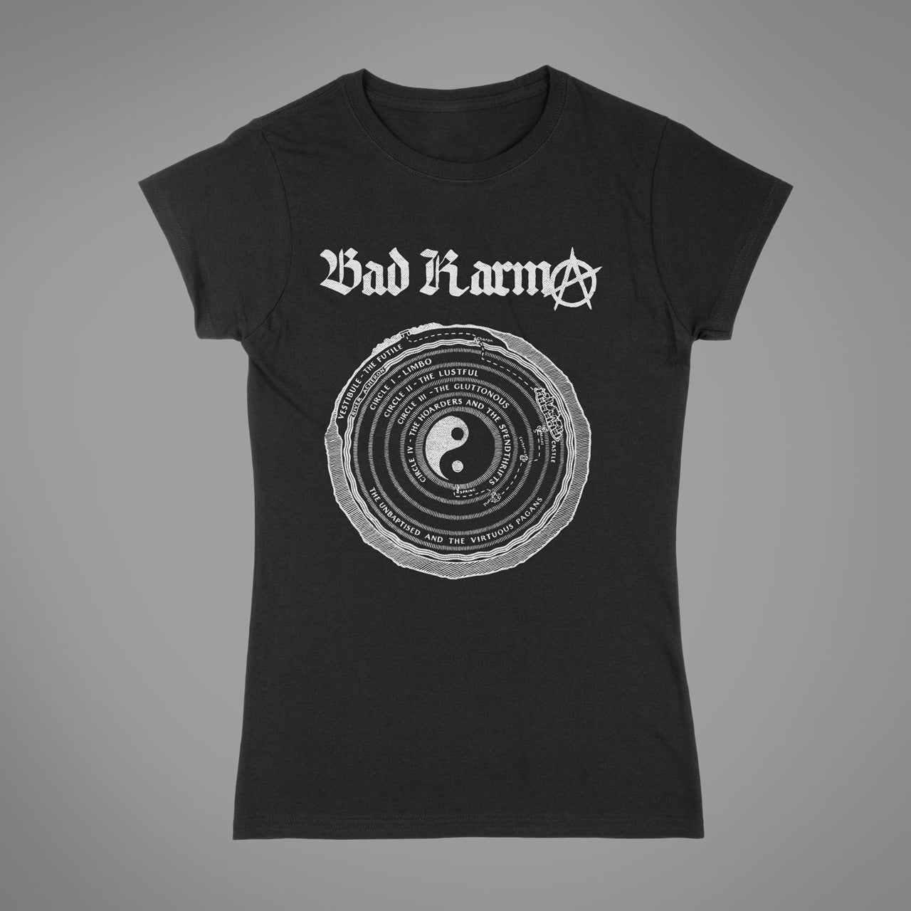 Attenzione alla maglietta unisex Mandami all'inferno