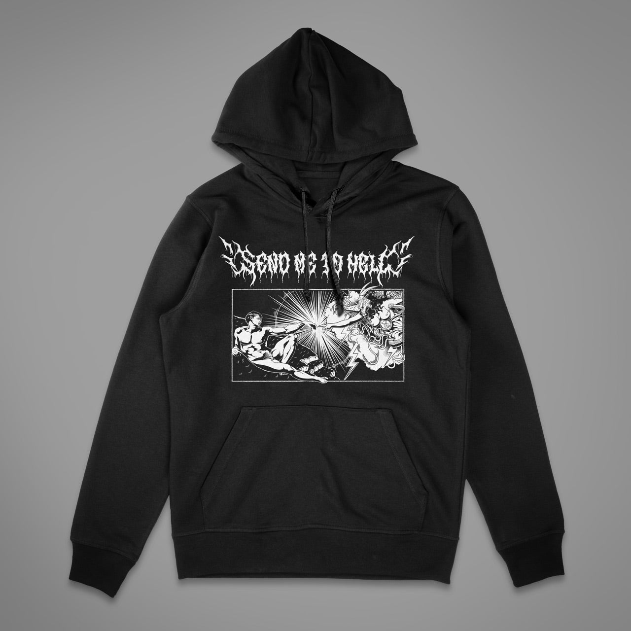 Felpa con cappuccio unisex Creation of Adam