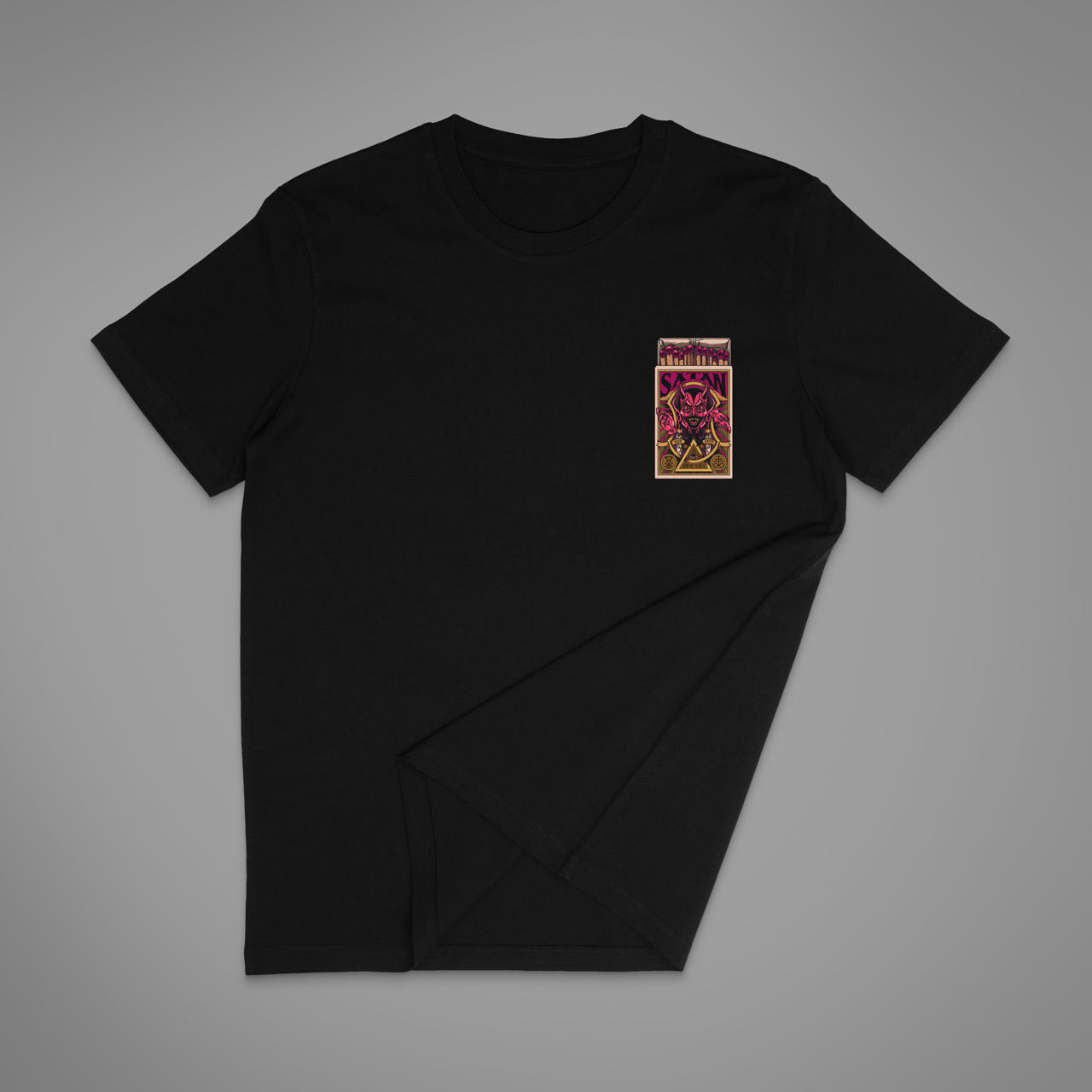 Maglietta con stemma di Satana