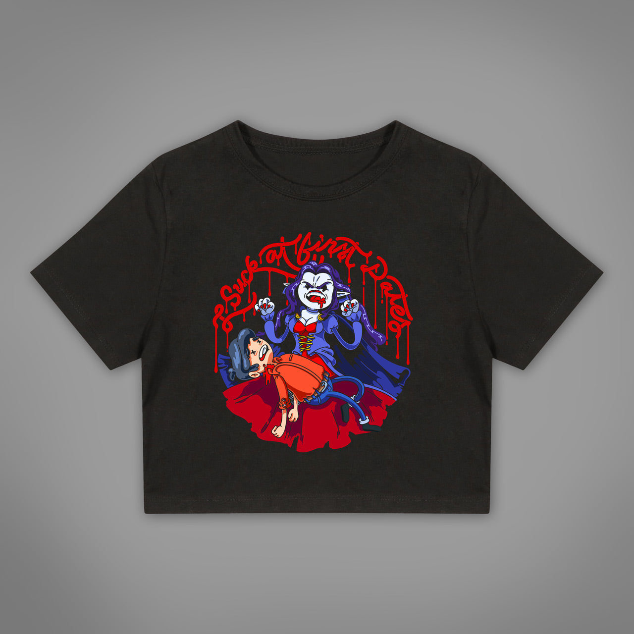 I Suck At First Dates crop top