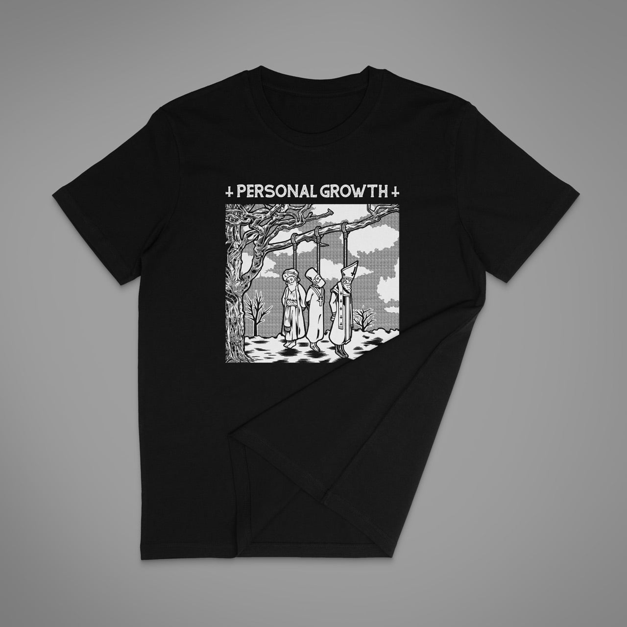 Attenzione alla maglietta unisex Mandami all'inferno