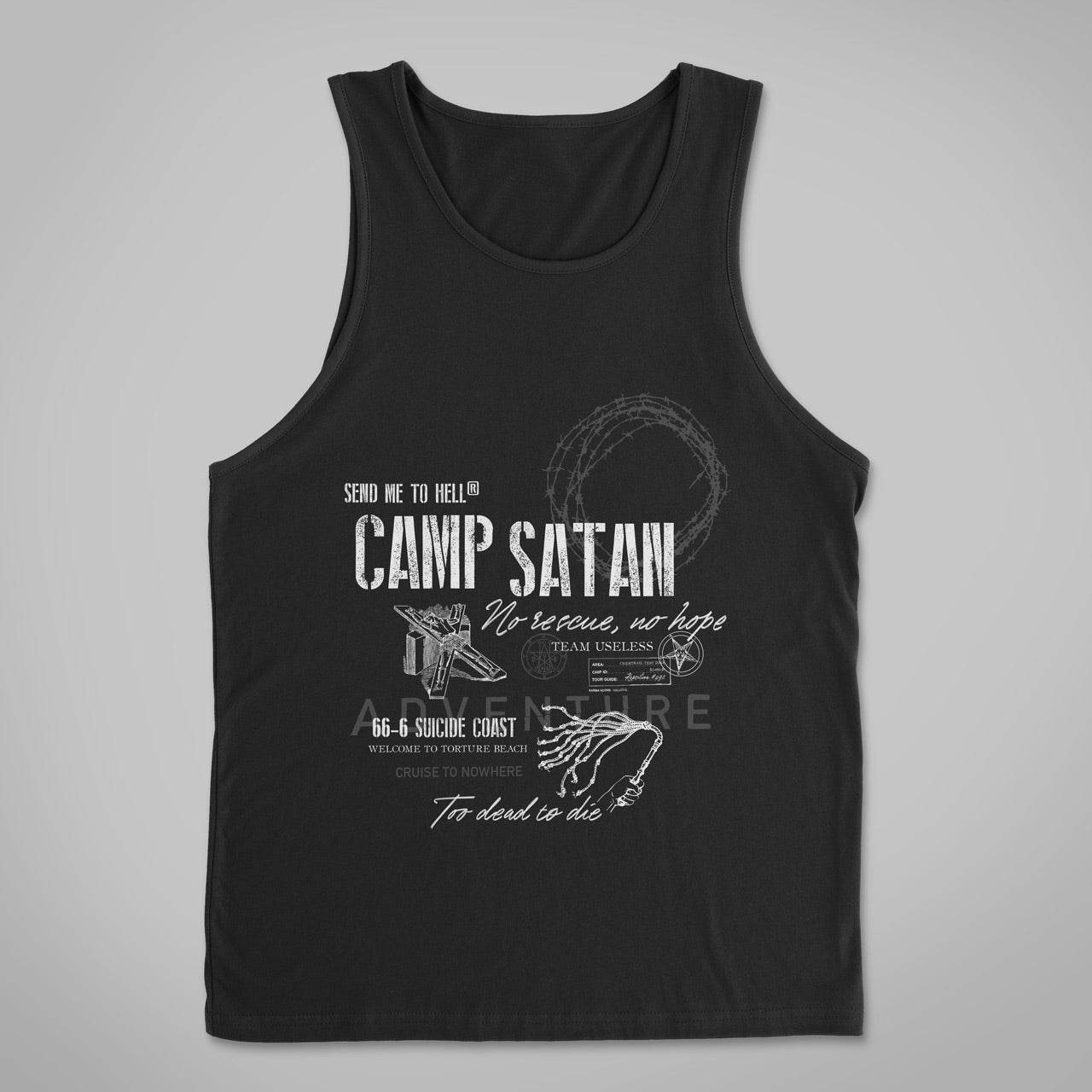 Satanic Germany Unisex Tank Top