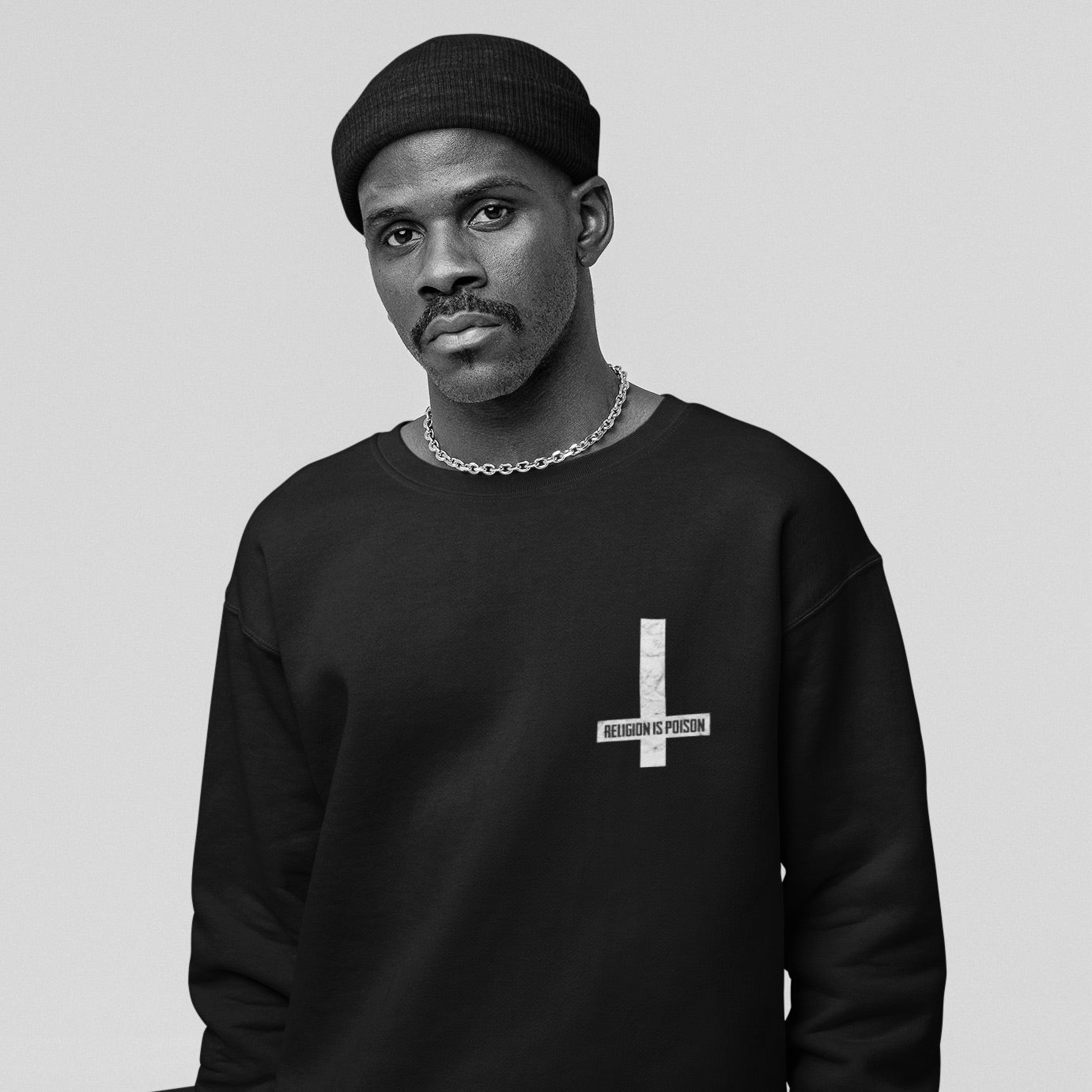 Religion Is Poison Girocollo unisex