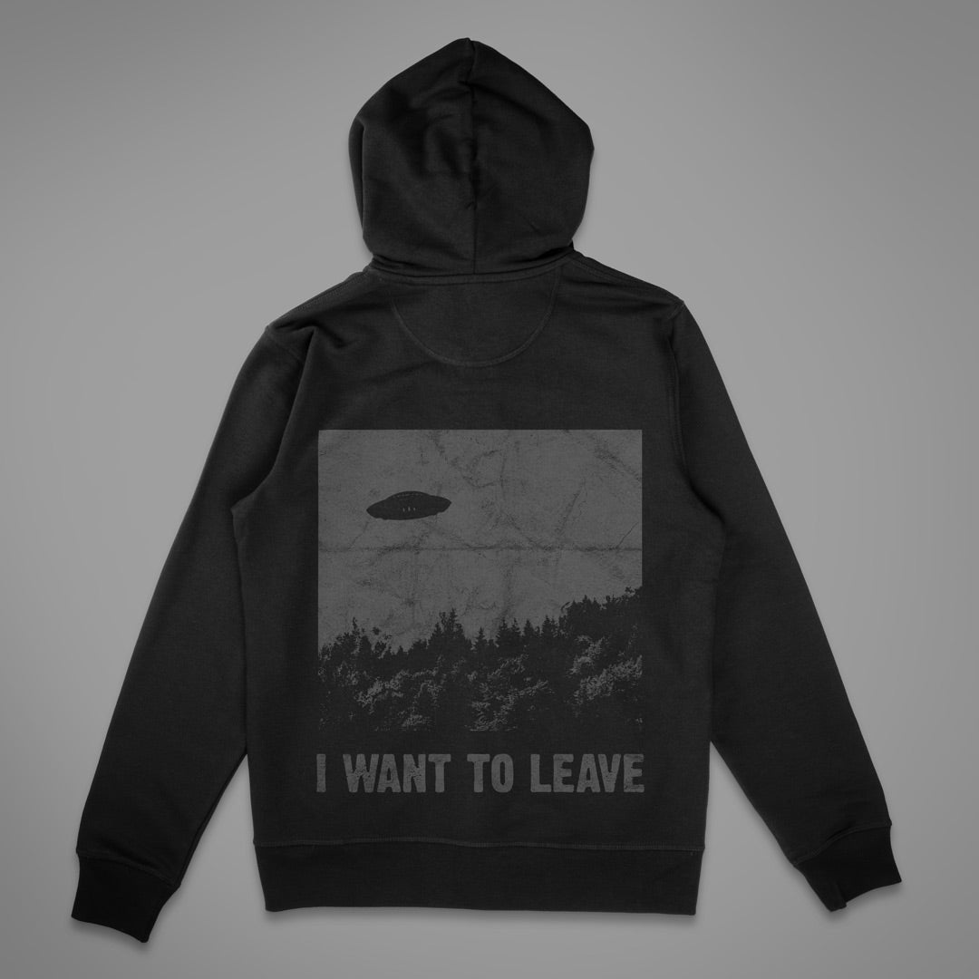 I Want To Leave Zipper Hoodie