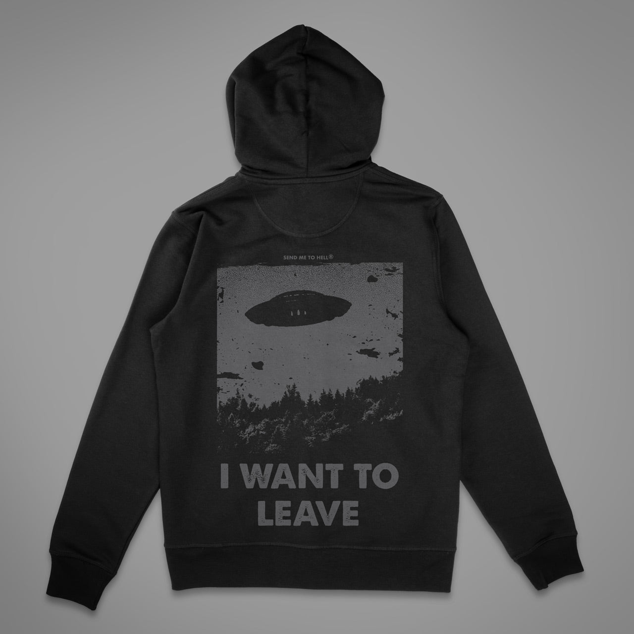 I Want To Leave Zipper Hoodie