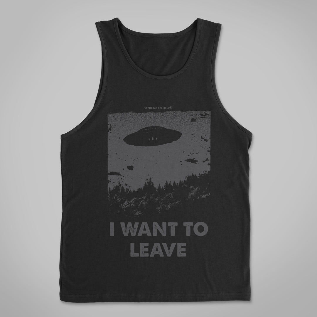 I Want To Leave Unisex Tank Top