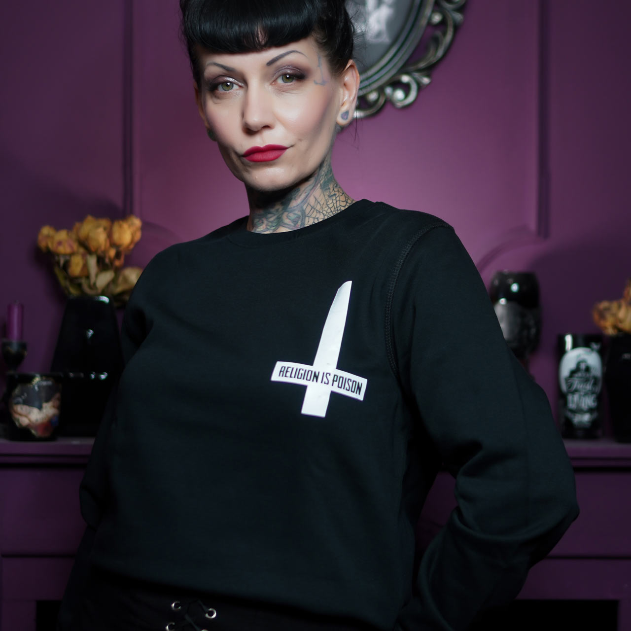 Religion Is Poison Unisex Crewneck 