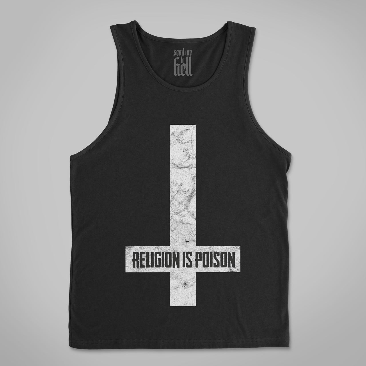 Religion Is Poison Unisex Tank Top 