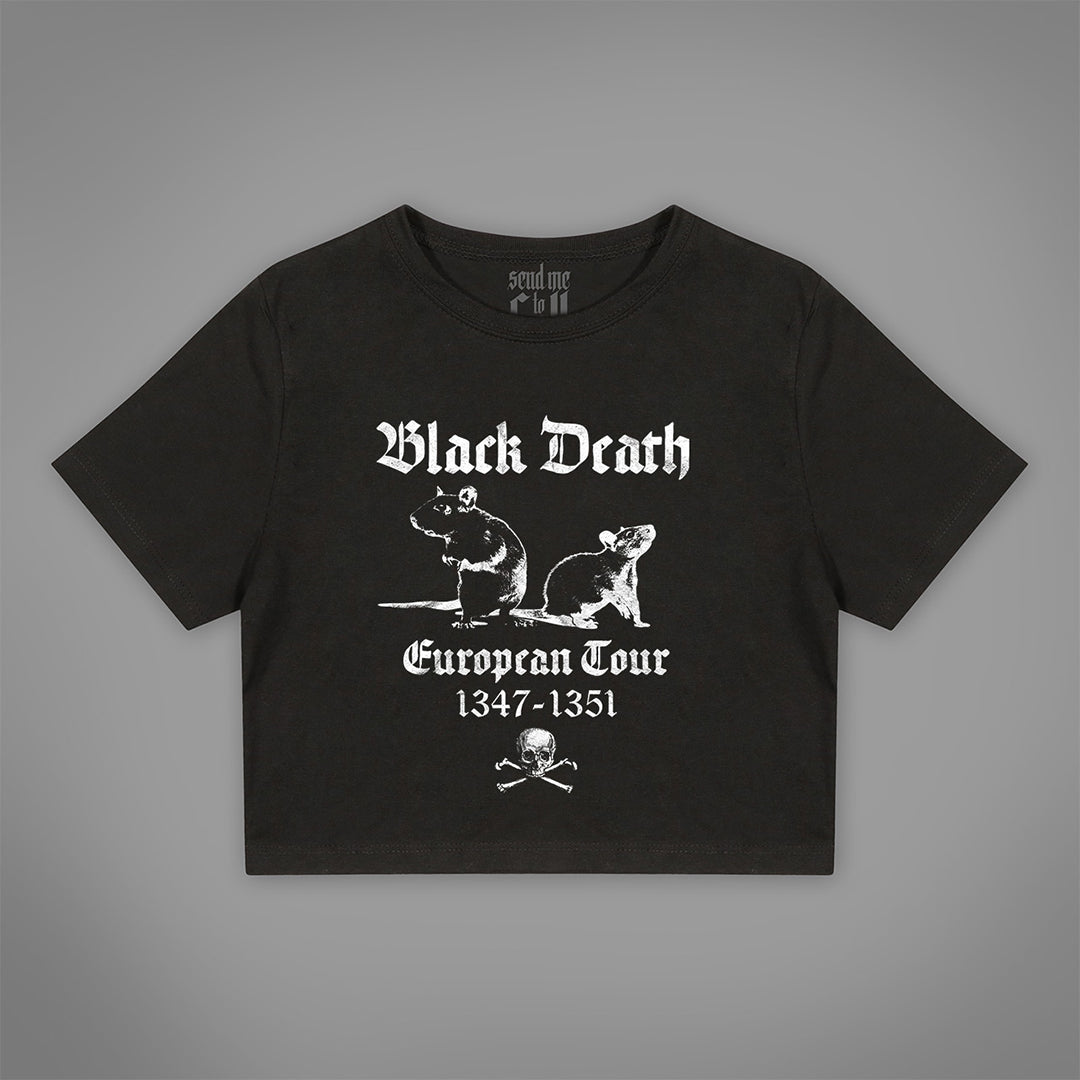 Black Death Crop Top