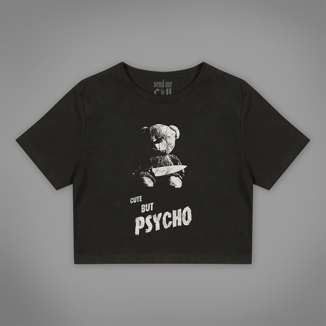 Cute But Psycho Crop Top