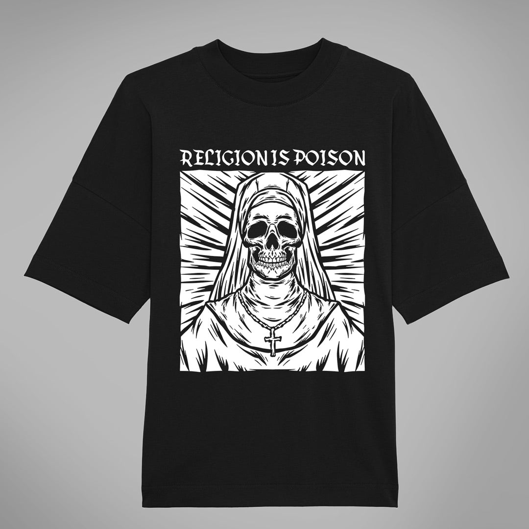 Religion Is Poison Oversized T-Shirt