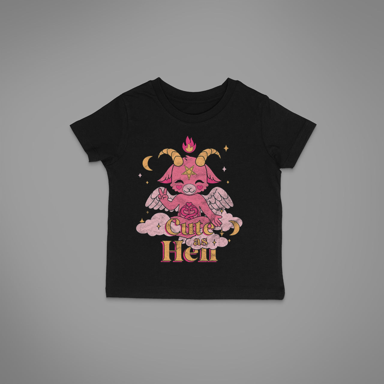 Cute As Hell Kinder T-Shirt