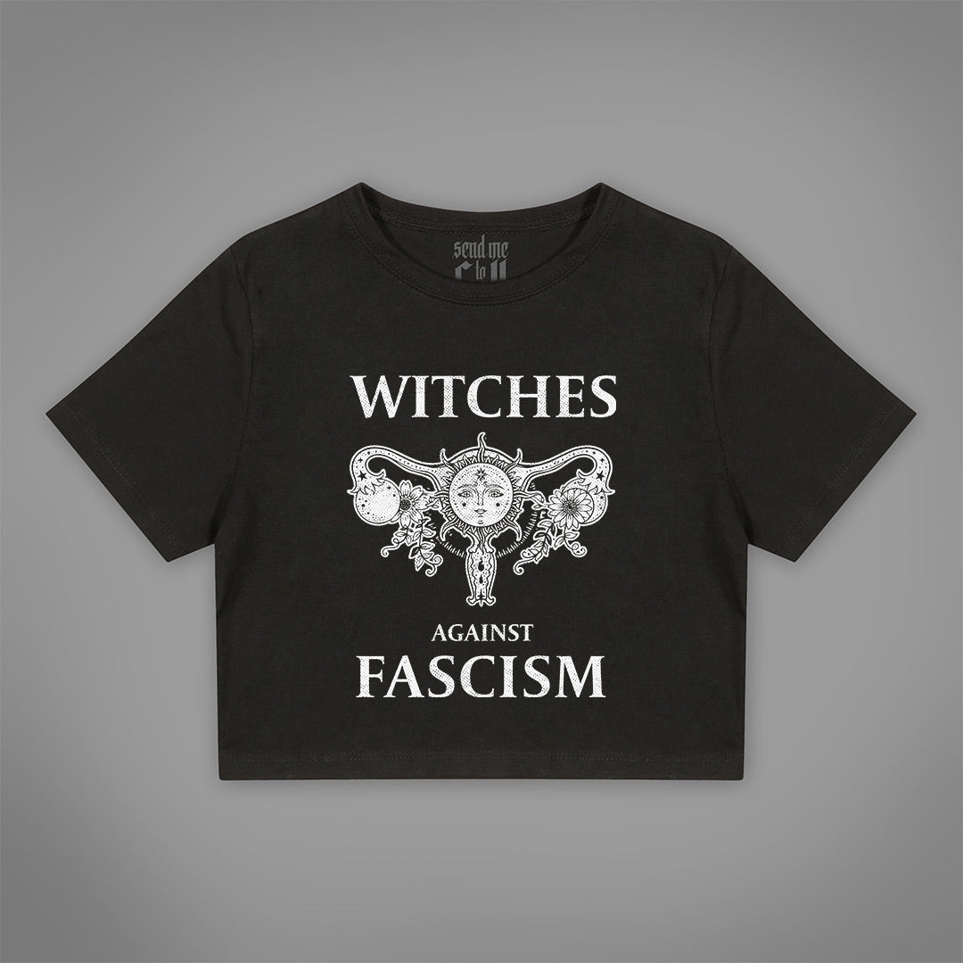 Witches Against Fascism Crop-Top