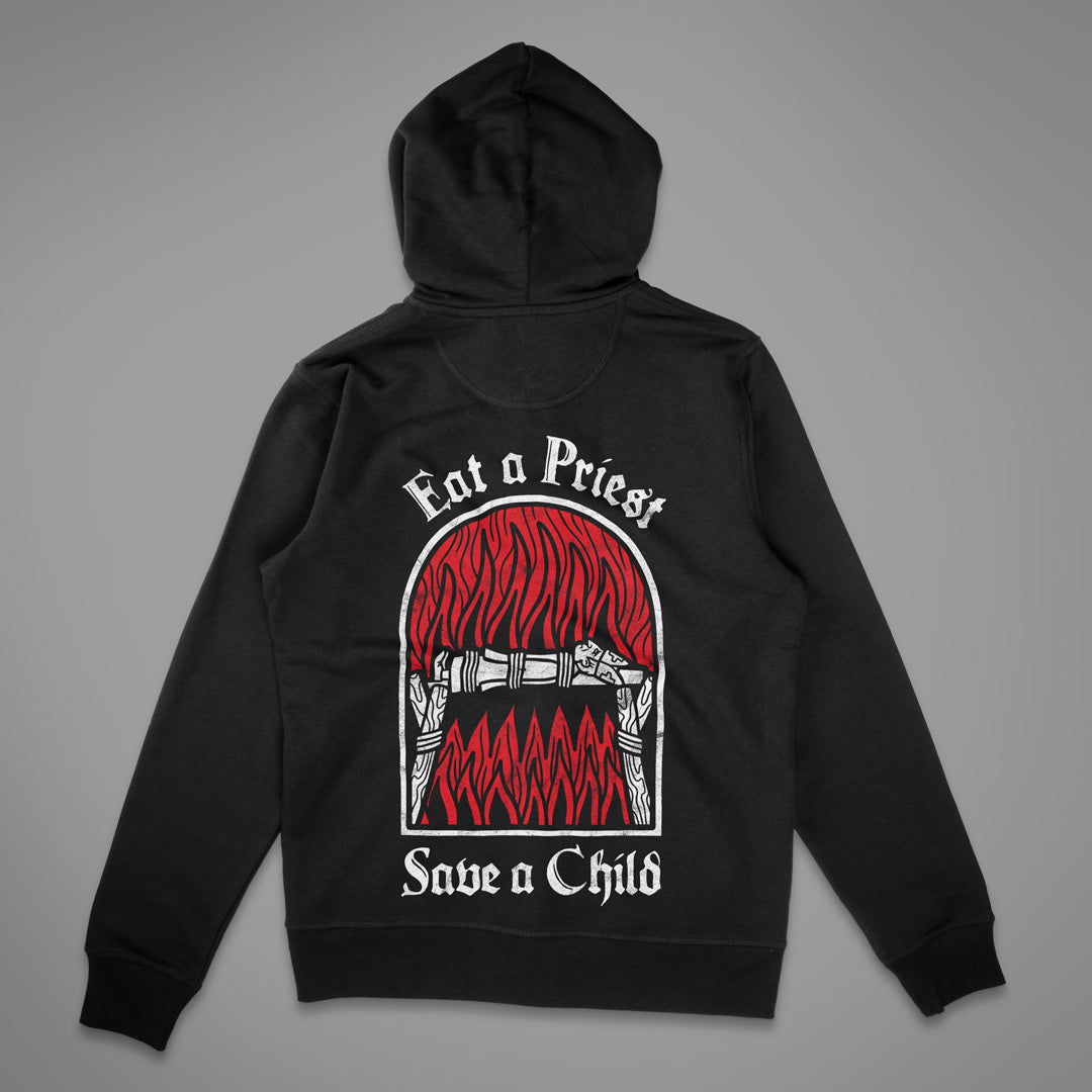 Eat A Priest Save A Child Zipper Hoodie