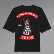 Church Burner Crew Oversized T-Shirt