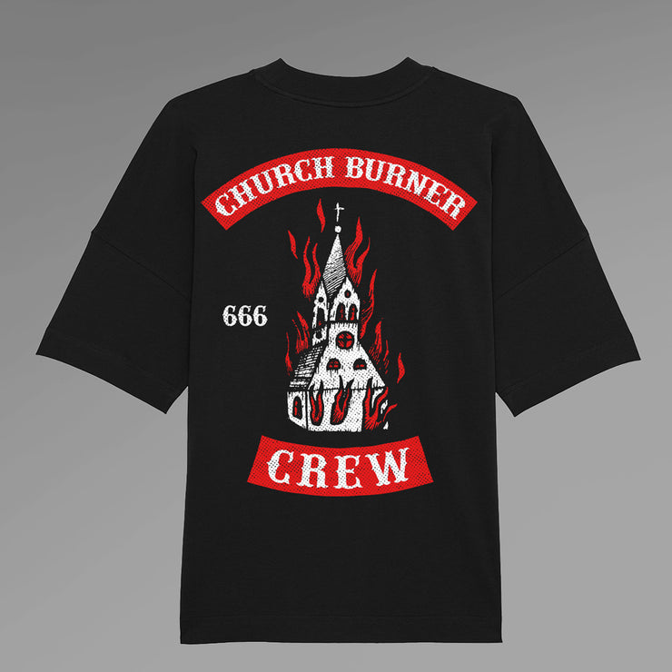 Church Burner Crew Oversized T-Shirt