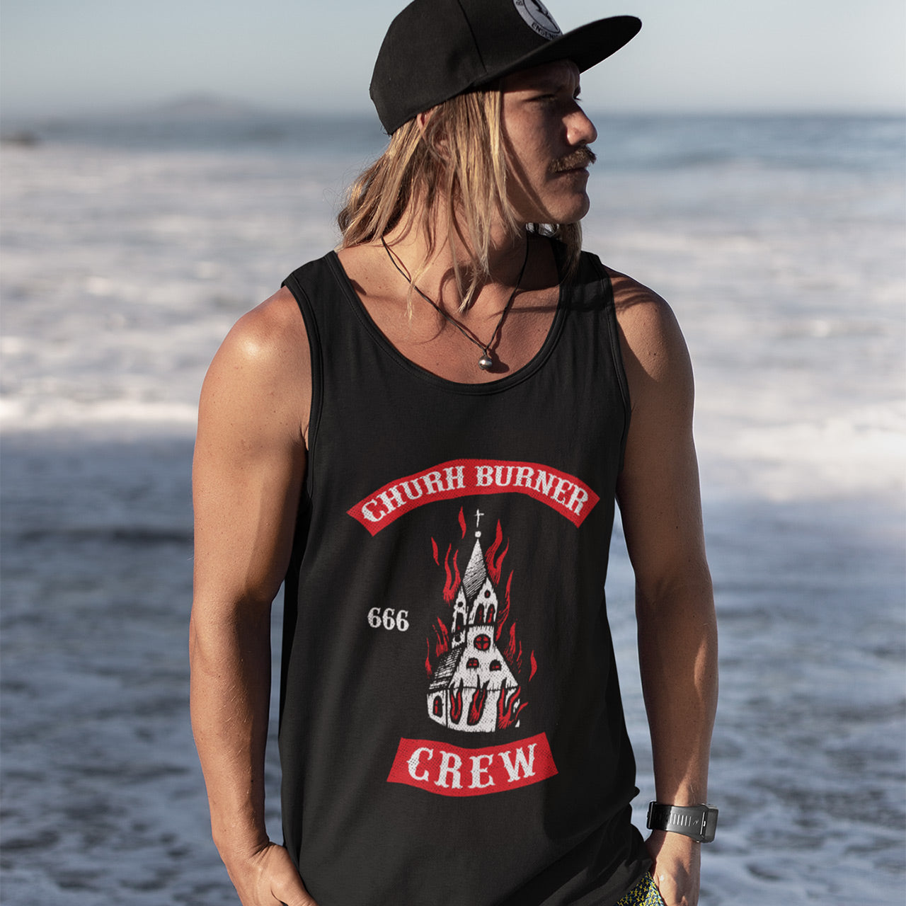 Church Burner Crew Unisex Tank Top