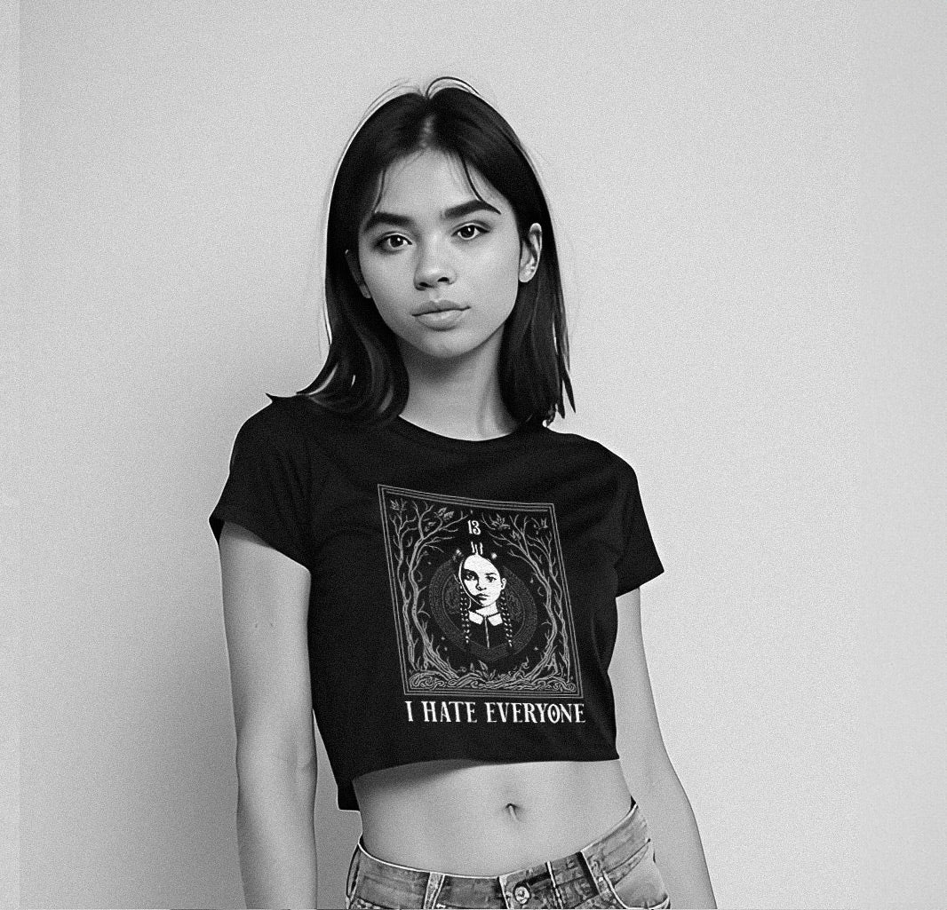 Wednesday Addams Crop-Top