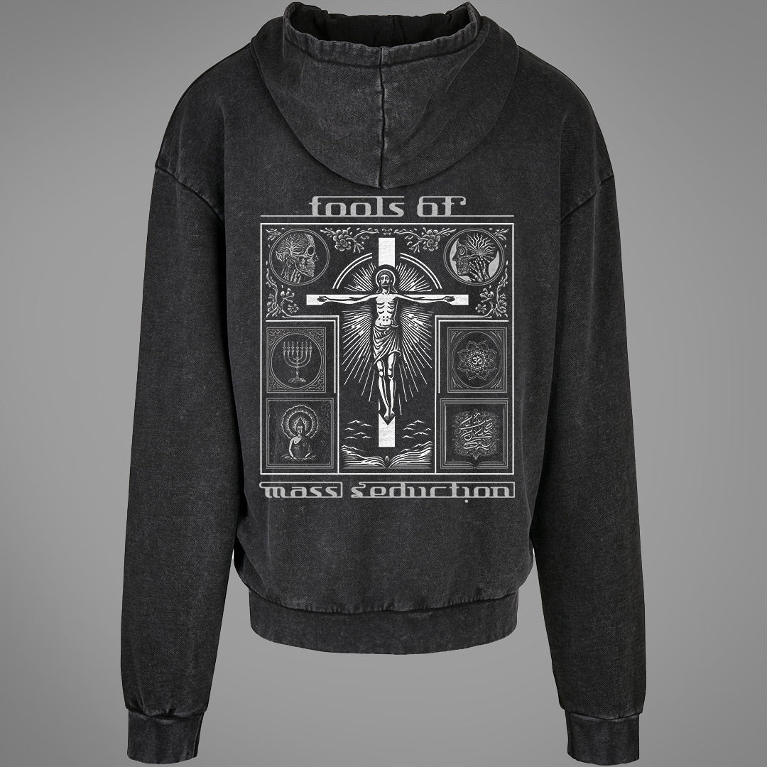 Tools Of Mass Seduction Acid Washed Oversized Hoodie