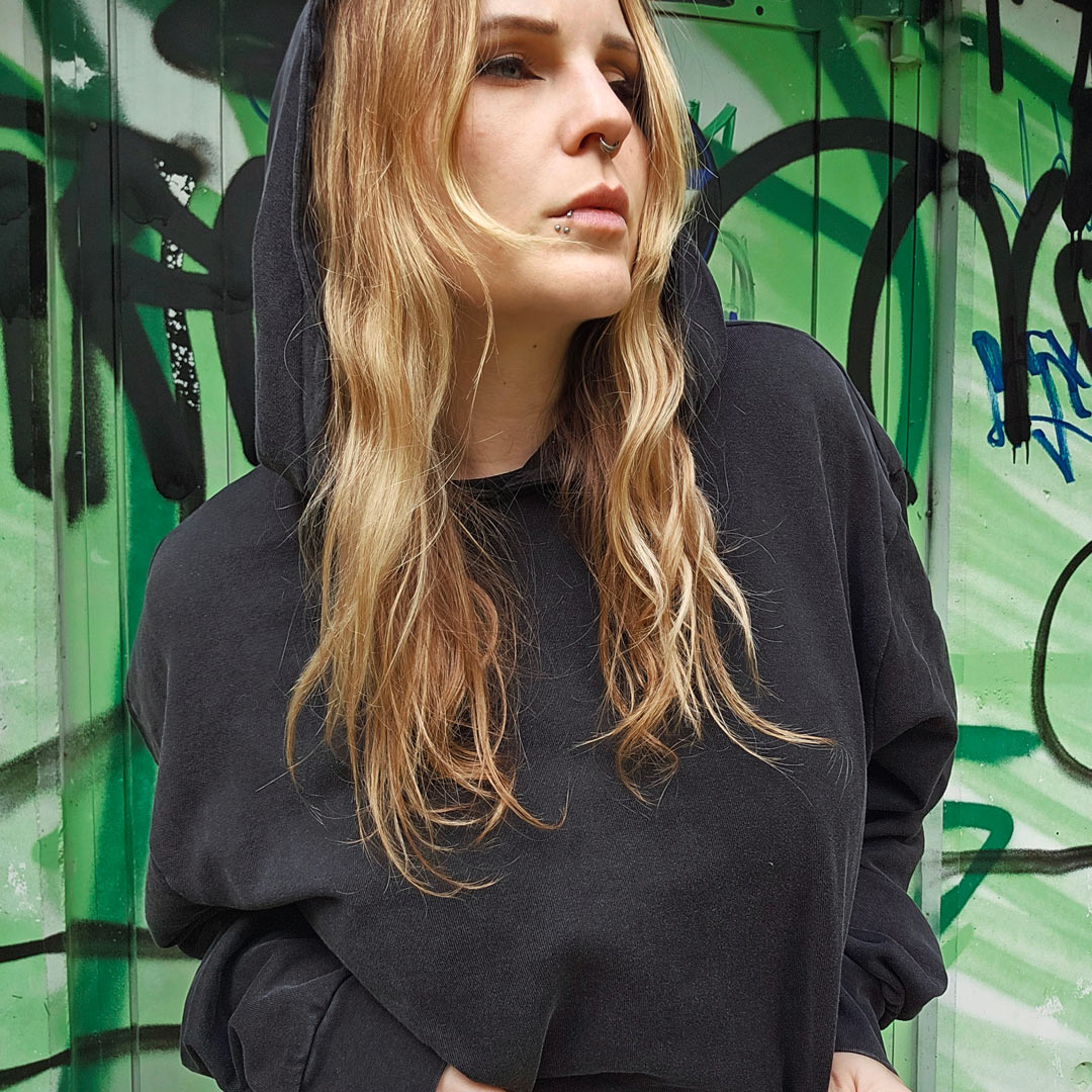 Felpa con cappuccio oversize lavata con acido di Tools Of Mass Seduction