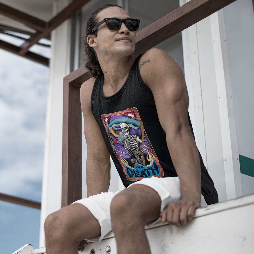 The Death Tarot Unisex Tank Top 