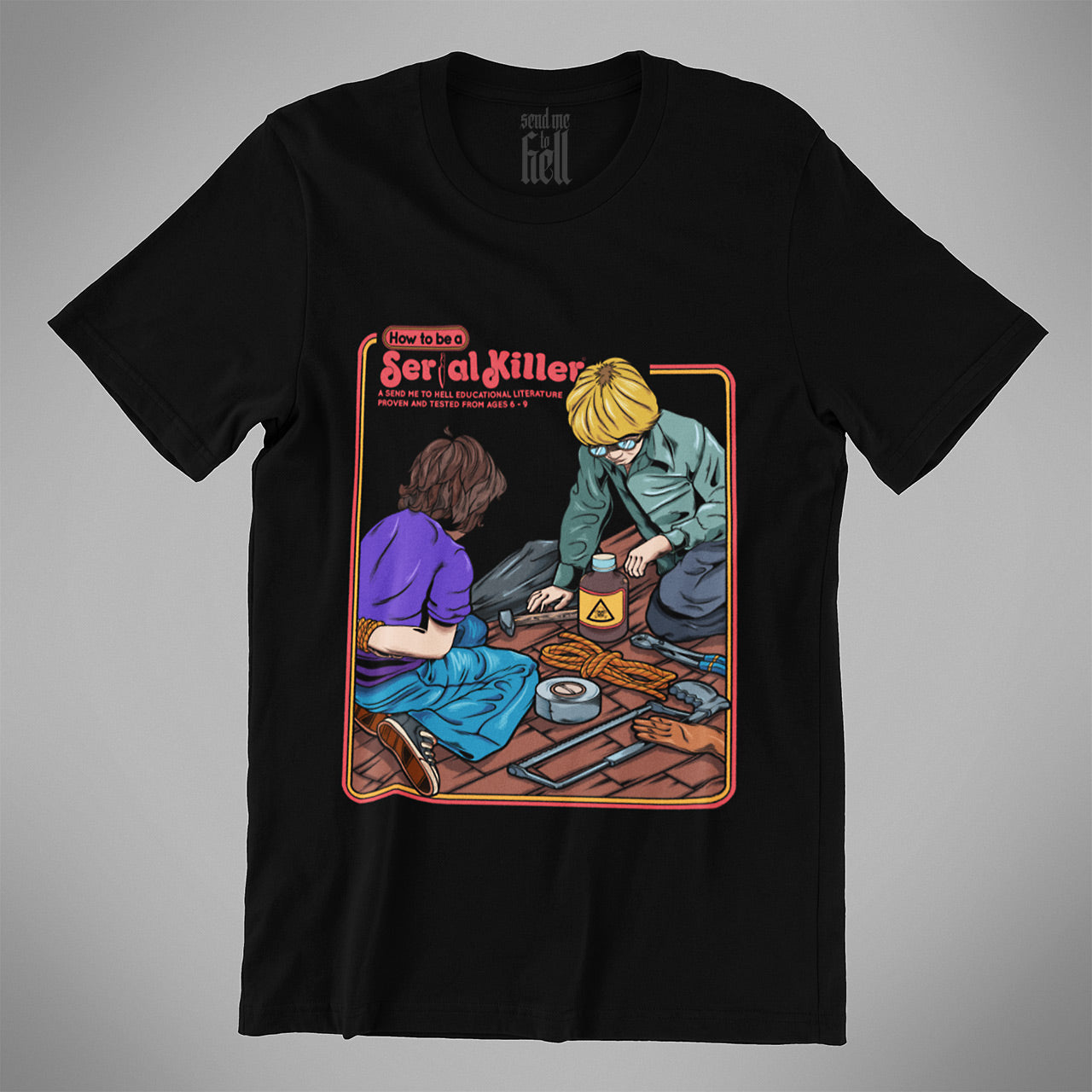 T-shirt unisex Come essere un serial killer 