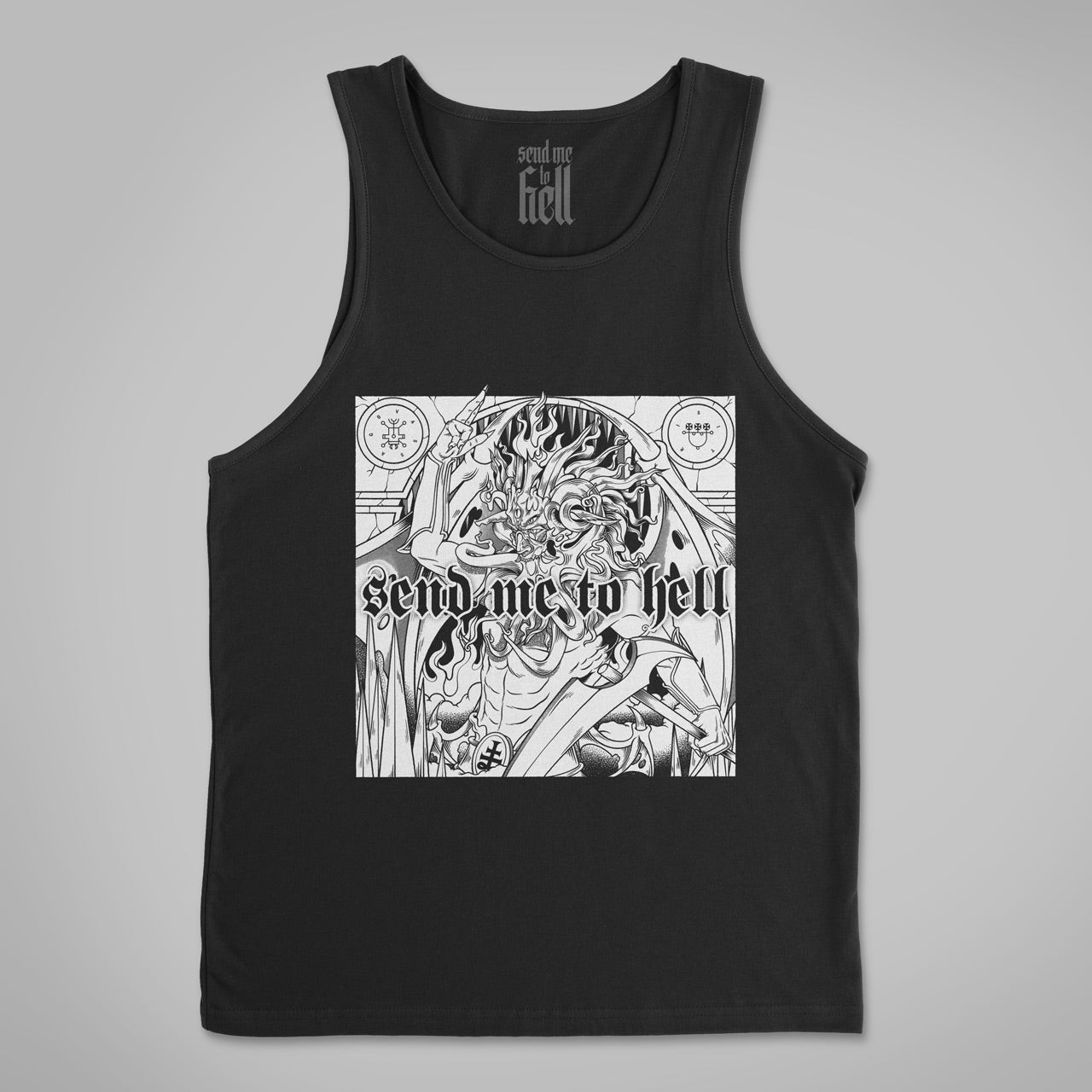 Send Me To Hell Unisex Tank Top