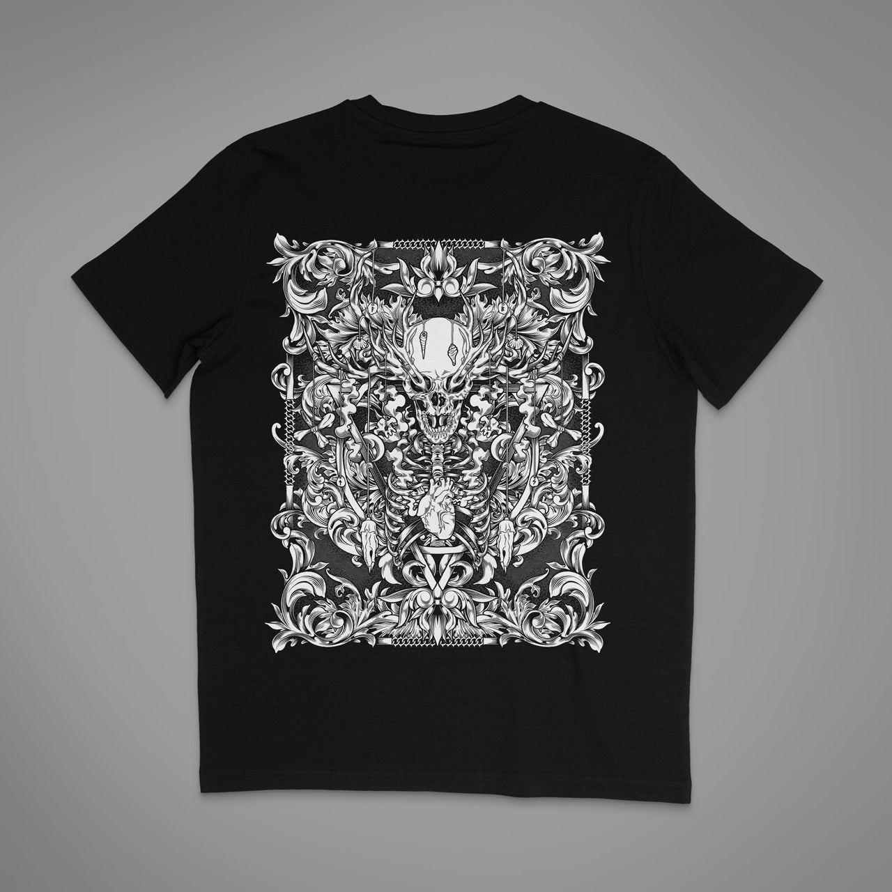 Skull and Flowers Unisex T-Shirt