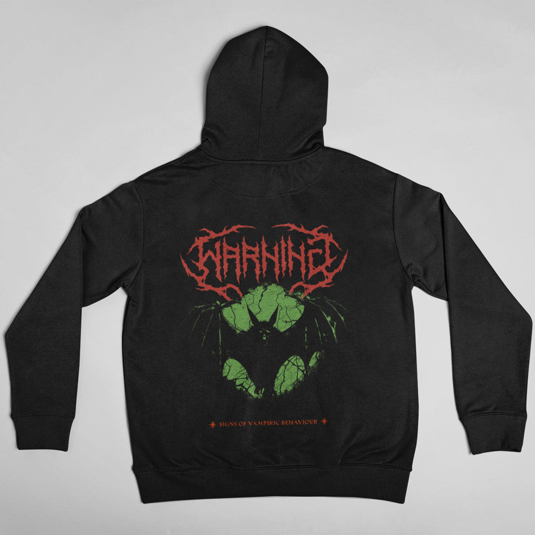 WARNING - Signs Of Vampiric Behavior Hoodie