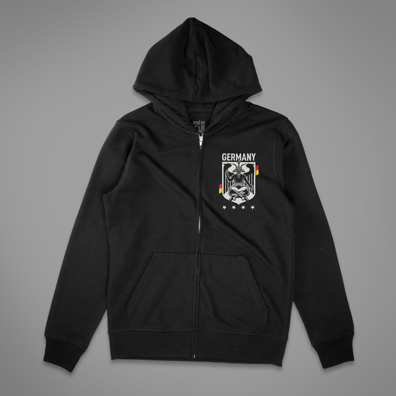 Satanic Germany Zipper Hoodie