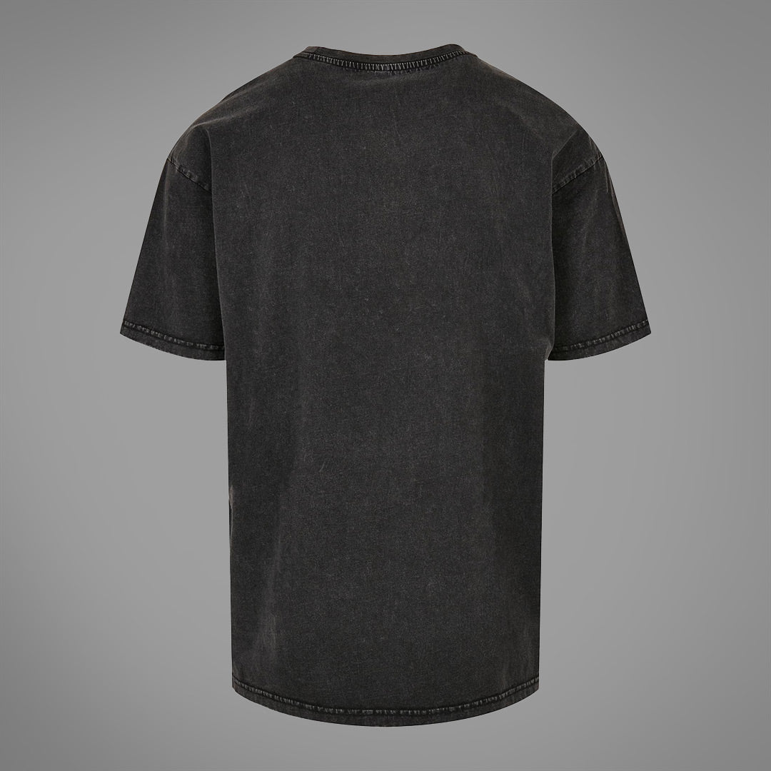 T-shirt oversize lavata con acido della Morte Nera