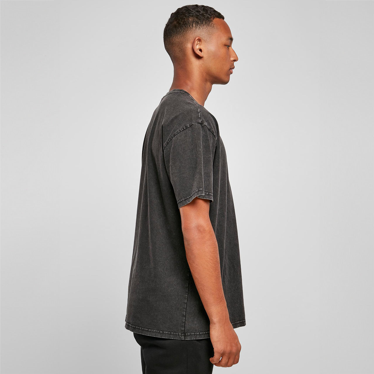 Black Death Acid Washed Oversized T-Shirt