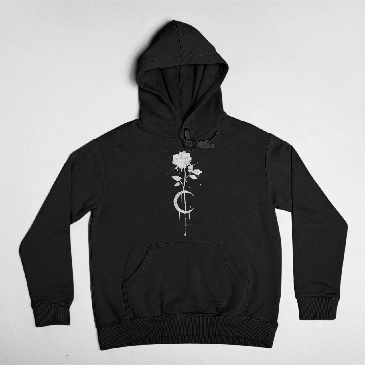 Occult Moon Rose Unisex Hoodie