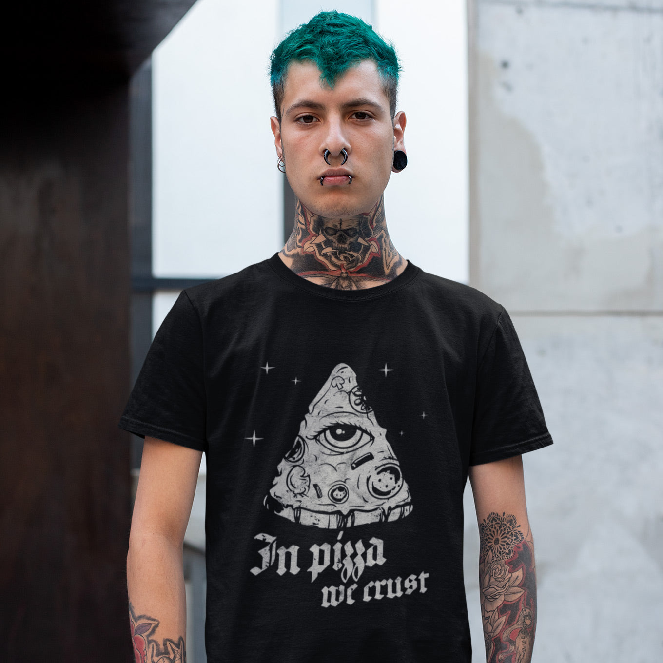 In Pizza We Crust Illuminati Unisex T-Shirt 