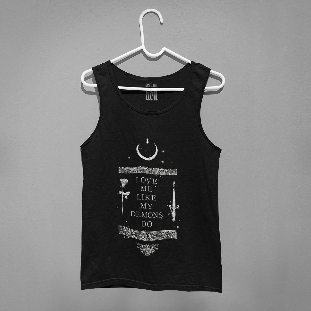 Love Me Like My Demons Do Unisex Tank Top