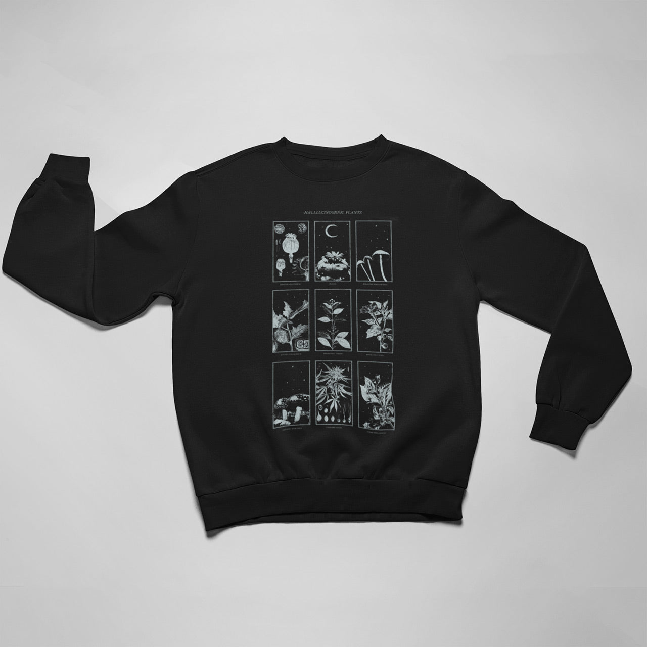 Psychoactive Plants Tarot Unisex Crewneck