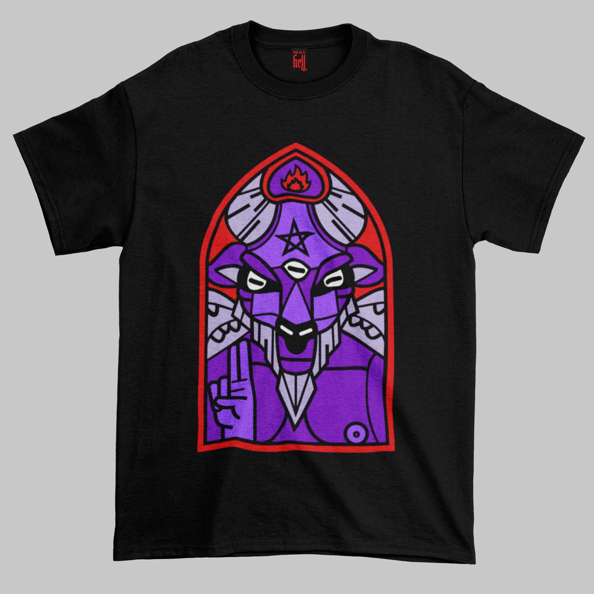 T-shirt unisex della Chiesa del Bafometto 