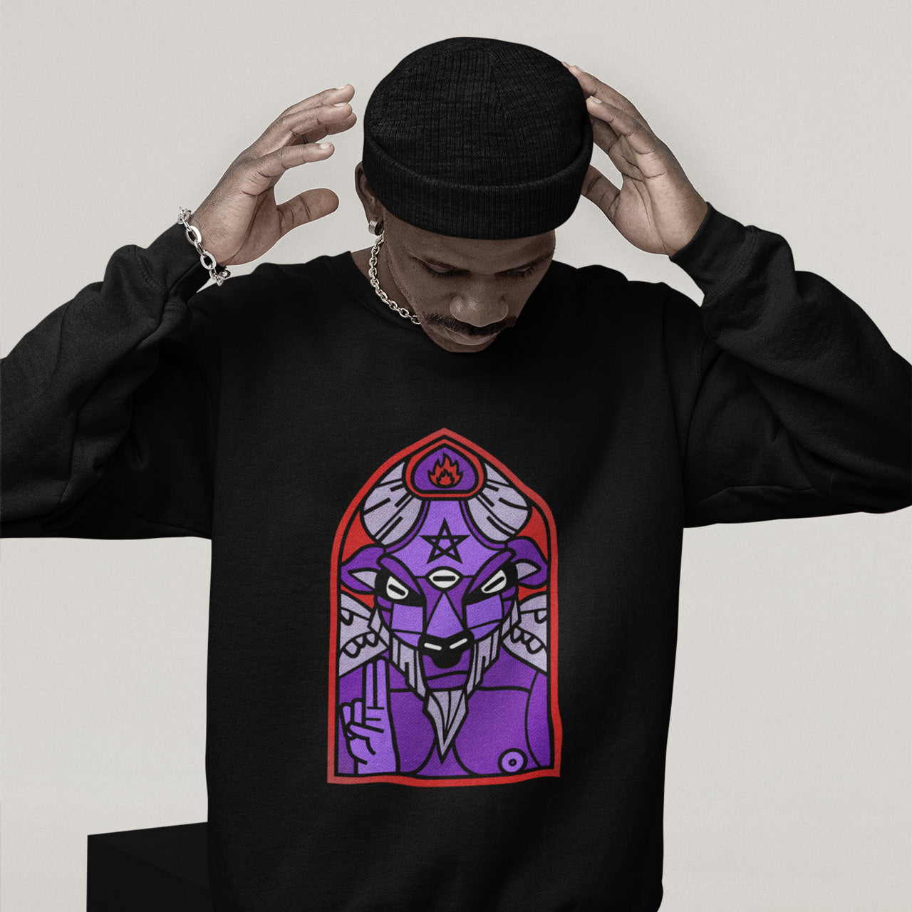 The Church Of Baphomet Unisex Crewneck