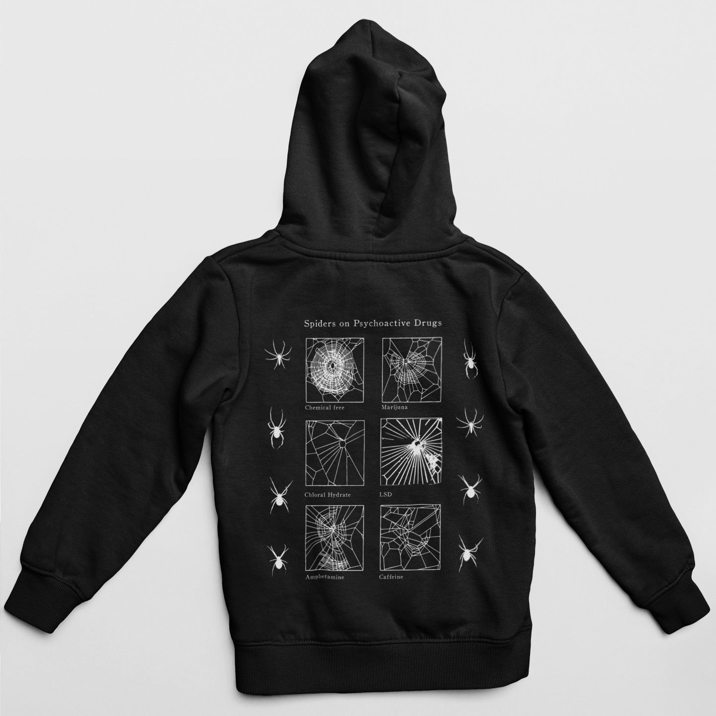 Spiders On Psychoactive Drugs Unisex Hoodie