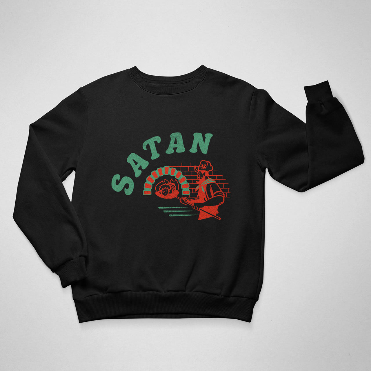 Satan Pizza Unisex Crewneck 