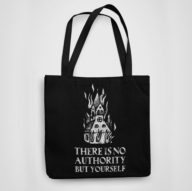 There Is No Authority But Yourself Tote Bag