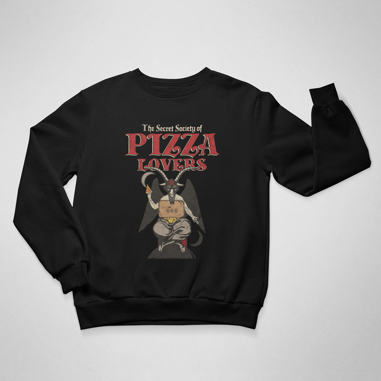 The Secret Society Of Pizza Lovers Unisex Crewneck 