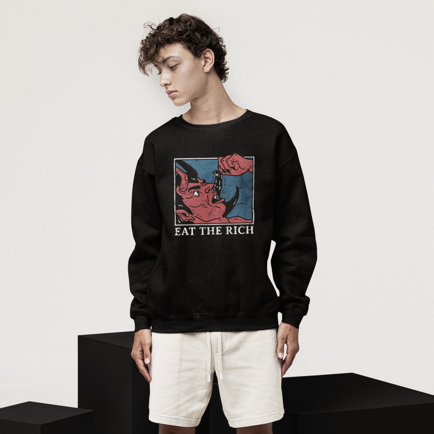 Eat The Rich Unisex Crewneck