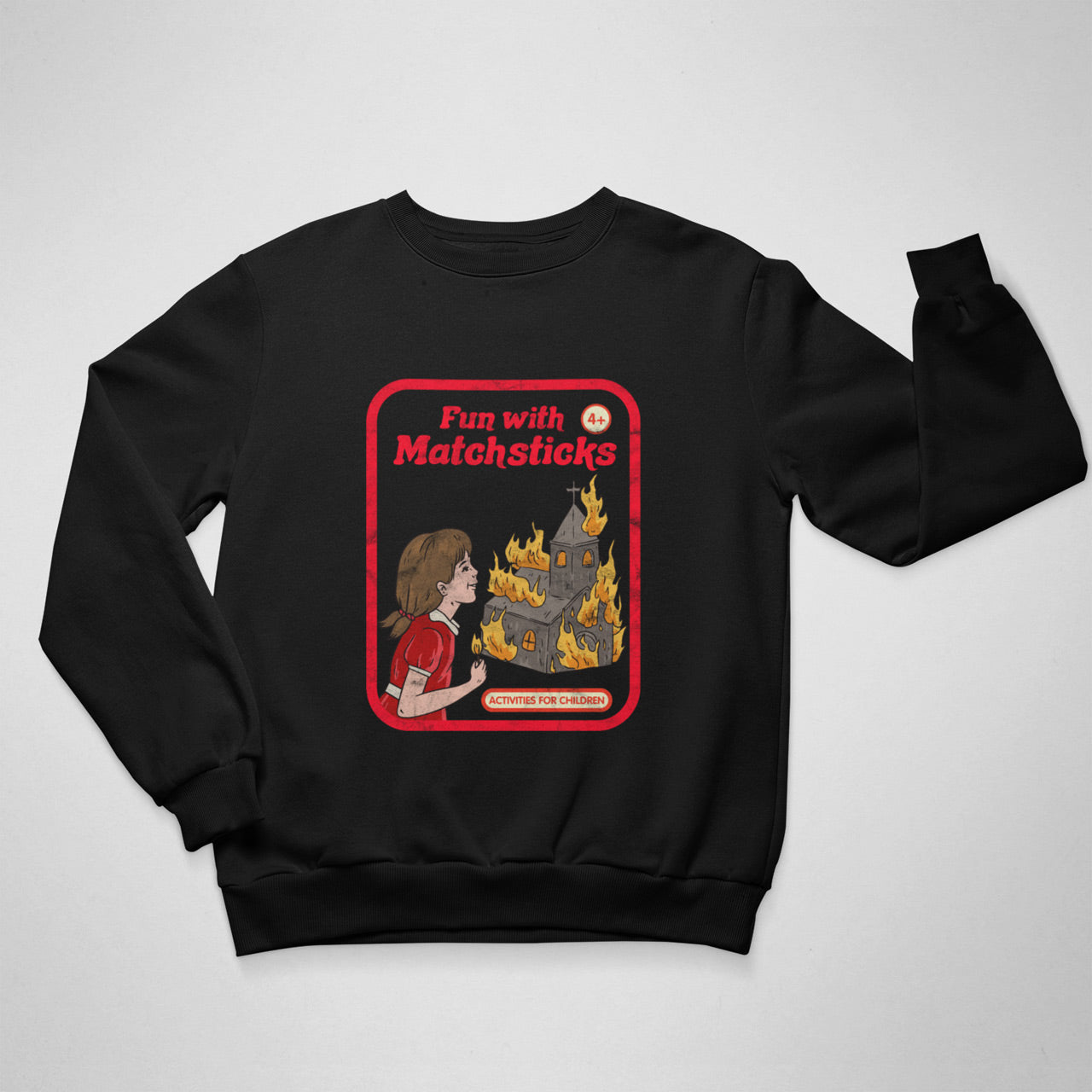 Fun With Matchsticks Unisex Crewneck